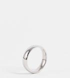 Lost Souls Stainless Steel Band Ring In Silver