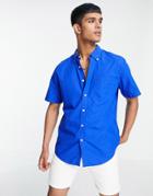 Tommy Hilfiger Maxwell Short Sleeve Shirt-blues