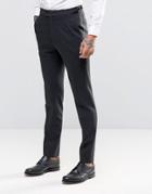 Hart Hollywood By Nick Hart Skinny Smart Pants In Flannel - Gray