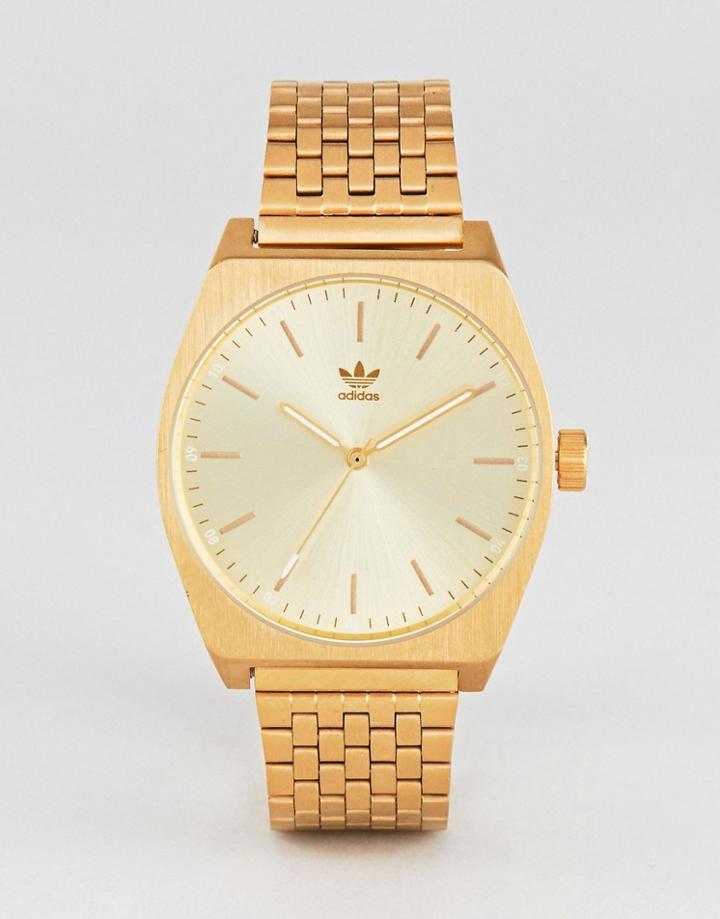 Adidas Z02 Process Bracelet Watch In Gold - Gold