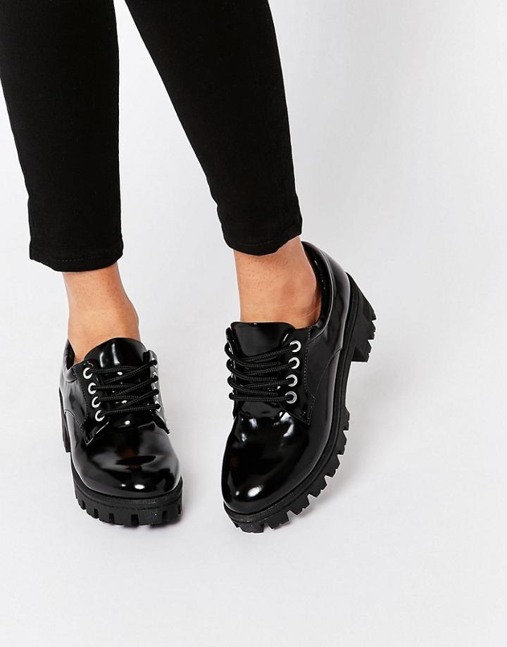 Aldo Fulia Chunky Lace Up Shoe - Black