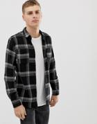 Only & Sons Check Shirt-gray