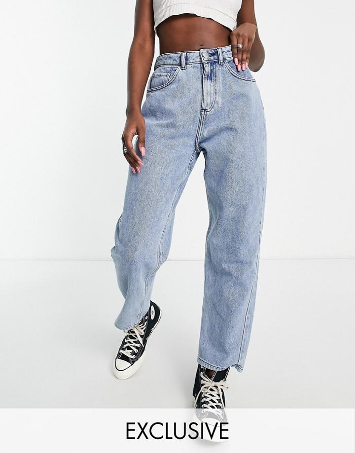 Reclaimed Vintage Inspired The '92 Relaxed Mom Jean In Mid Blue Wash