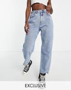 Reclaimed Vintage Inspired The '92 Relaxed Mom Jean In Mid Blue Wash
