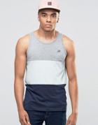 Jack & Jones Color Block Tank - Navy Green