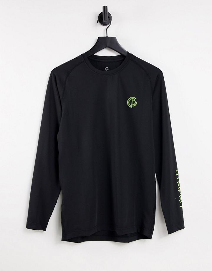 Gympro Apparel Active Base Layer Top In Black