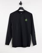 Gympro Apparel Active Base Layer Top In Black