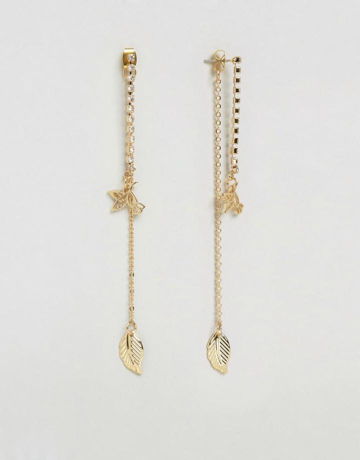 Asos Nature Strand Earrings - Multi