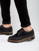 Dr Martens 3989 Wool & Leather Brogue Shoes - Black