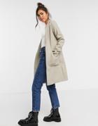 Pull & Bear Join Life Coat In Beige-neutral