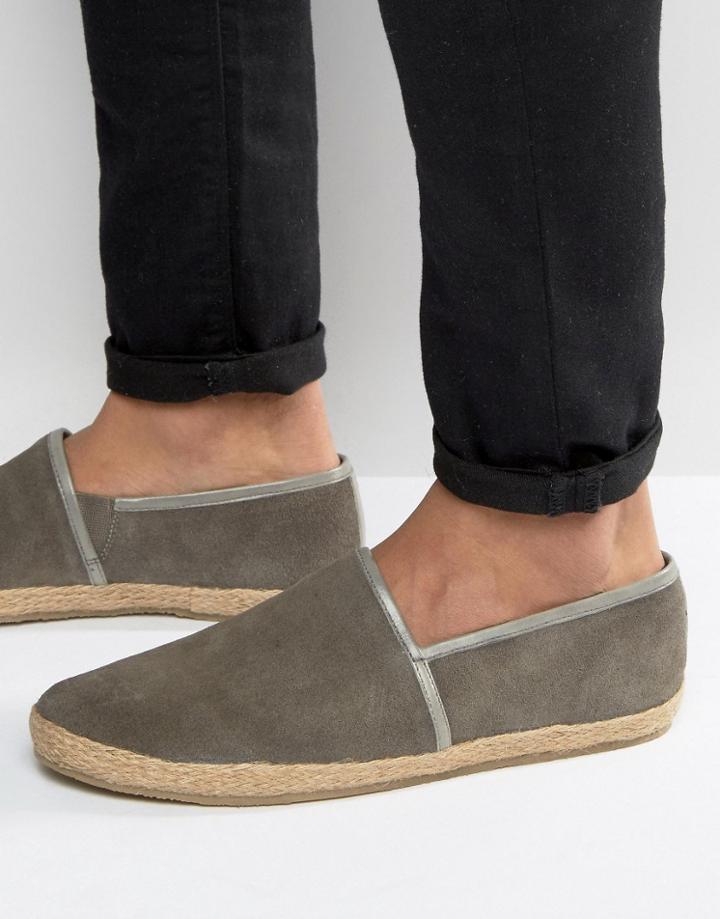 Kg By Kurt Geiger Loafers In Gray Suede - Gray