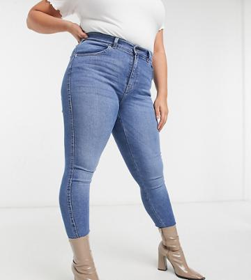 Dr Denim Plus Lexy Skinny Jeans In Sky Blue-blues