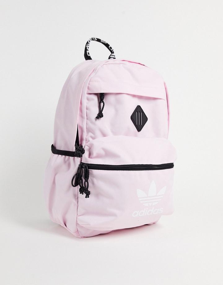 Adidas Originals Trefoil Backpack In Light Pink
