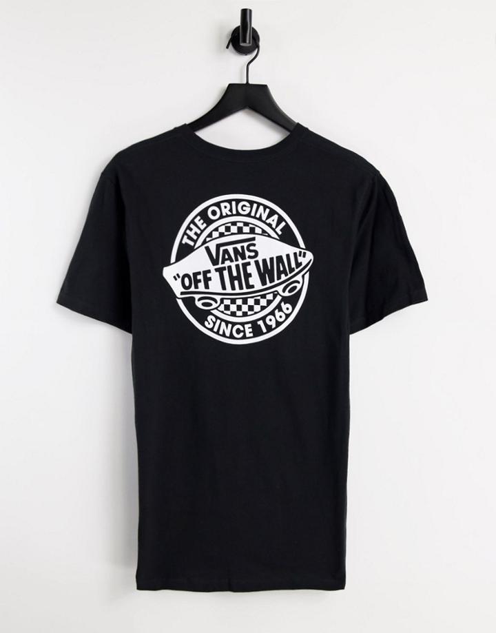 Vans Authentic Otw Back Print T-shirt In Black