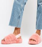 Ugg Exclusive Pink Fluff Yeah Slides - Pink