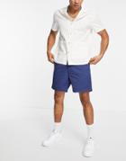 Polo Ralph Lauren Player Logo Twill Prepster Chino Shorts In Rustic Navy