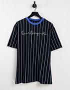 Karl Kani Originals Pinstripe T-shirt In Black