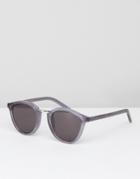 Monokel Round Sunglasses Nalta In Gray - Gray