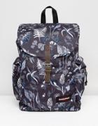 Eastpak Austin Backpack In Fern Blue - Black