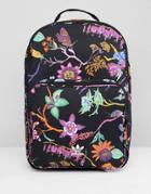 Adidas Originals Floral Print Backpack - Black