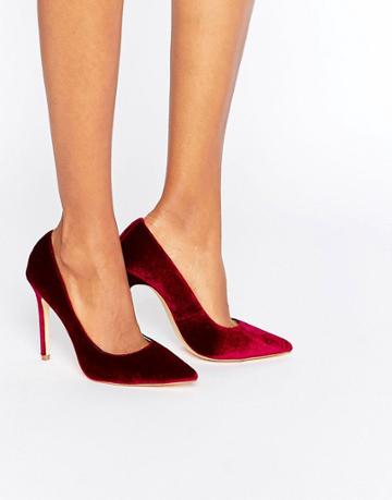 London Rebel Court Shoe - Red