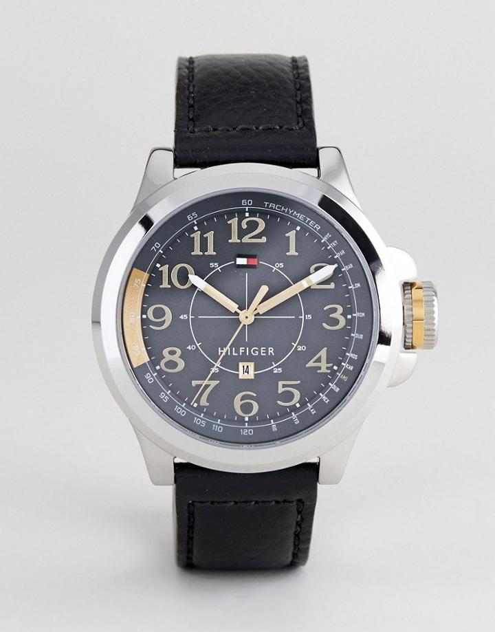 Tommy Hilfiger Watch In Black - Black