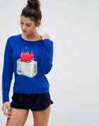 Moschino Toaster Sweatshirt - Blue