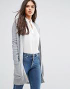 Sisley Cardigan In Cashmere Blend - Gray
