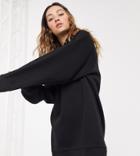 Collusion Hoodie Dress In Black