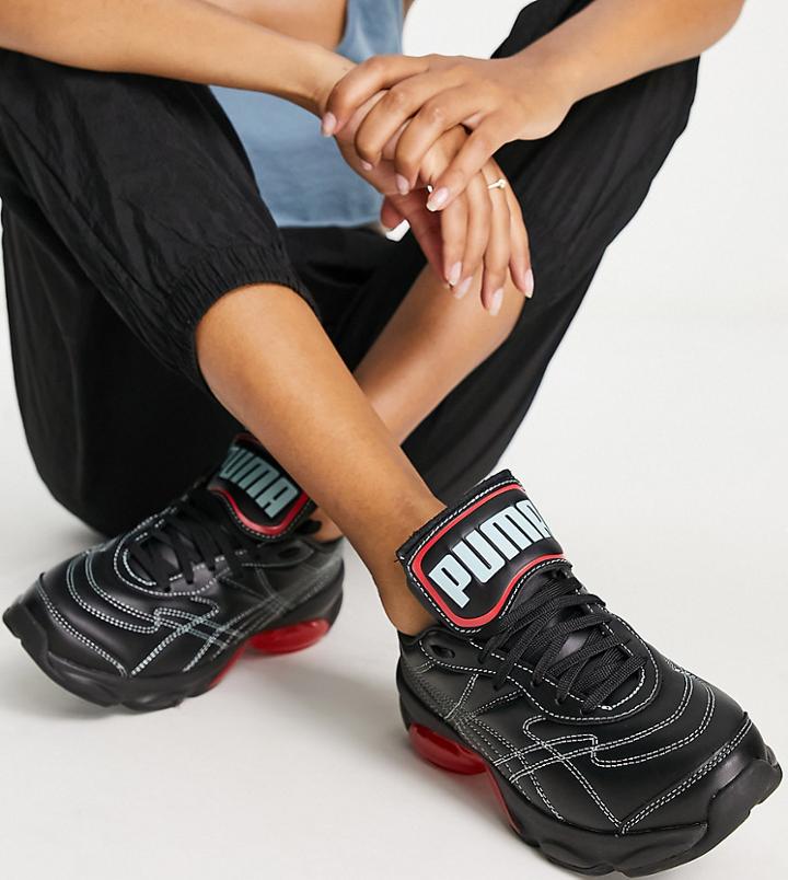 Puma X Dua Lipa Cell Dome Sneakers In Black