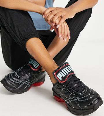 Puma X Dua Lipa Cell Dome Sneakers In Black