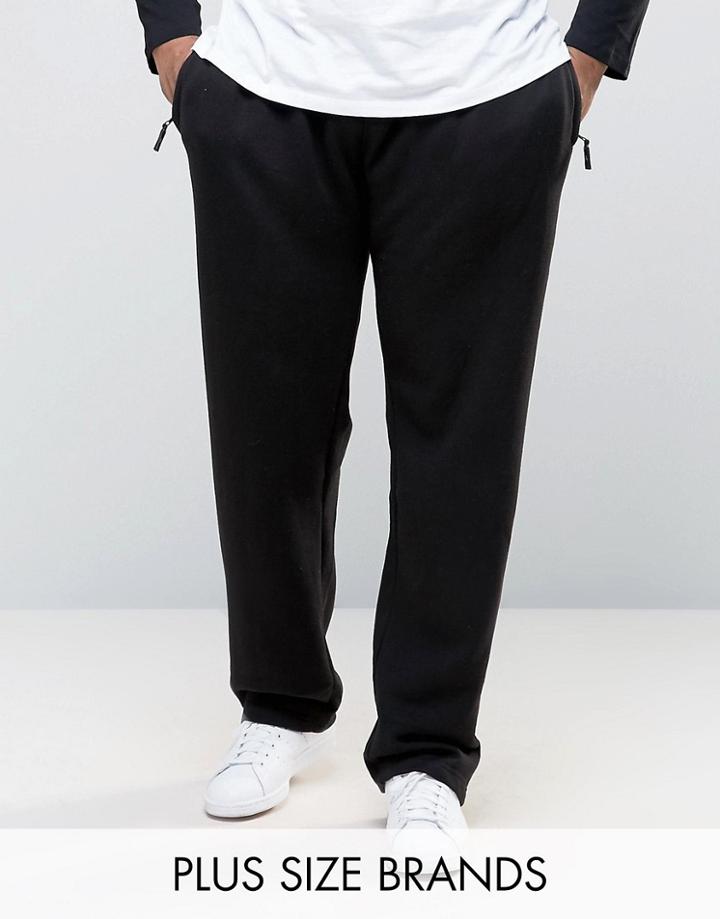 Duke Plus Joggers In Black - Black