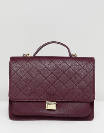 Marc B Tote Backpack In Burgandy - Red