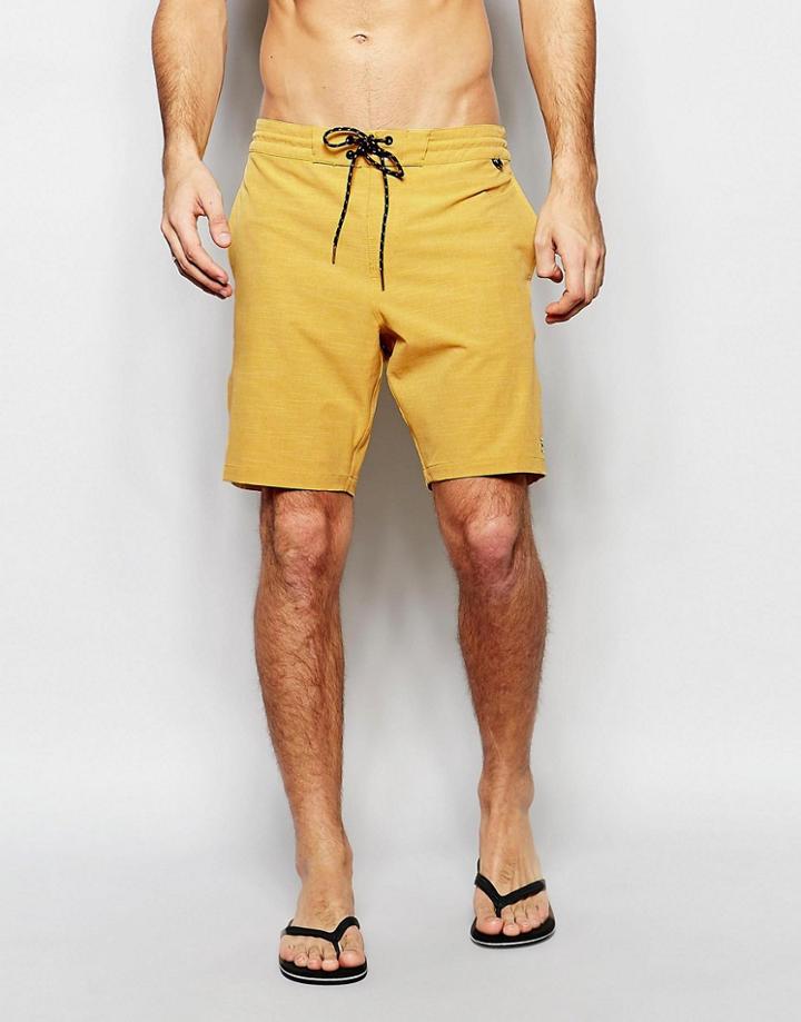 Billabong All Day Lo Tides 18.5 Inch Board Shorts - Yellow