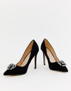 Lipsy Rose Embellishment Pumps In Black - Gold