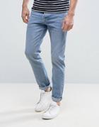 Asos Slim Jeans In Light Blue - Blue