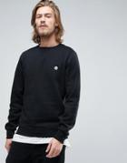 Element Cornell Crew Sweatshirt Small Logo In Black - Black