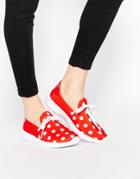 Yru Beam Spotty Sneakers - Redwht Polka