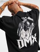 Asos Design Oversized T-shirt With Dmx Print In Black