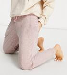 Asos Design Petite Mix & Match Lounge Super Soft Rib Sweatpants In Dusky Pink-red