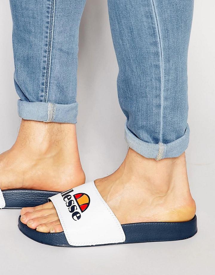 Ellesse Monaco Slider Sandals - White