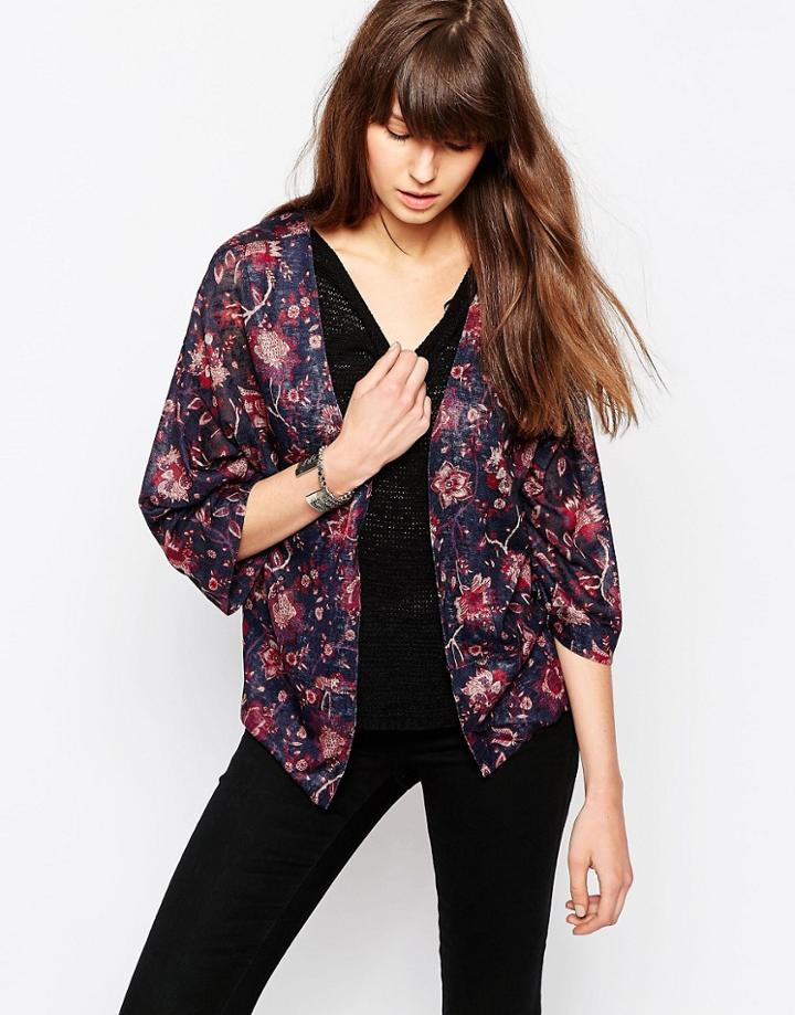 Only Alba Floral Printed Cardigan - Multi