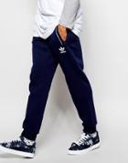 Adidas Originals Superstar Skinny Trackpants In Chaos Print - Navy