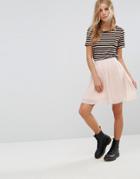 Only Manno Plisse Mini Skirt - Pink