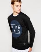Jack & Jones Sweatshirt With Jack & Jones Circle Print - Black