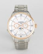Roamer Watch With Stainless Steel Bracelet - Silver