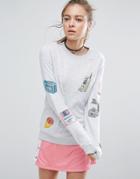 Illustrated People Techno Sweater - Gray