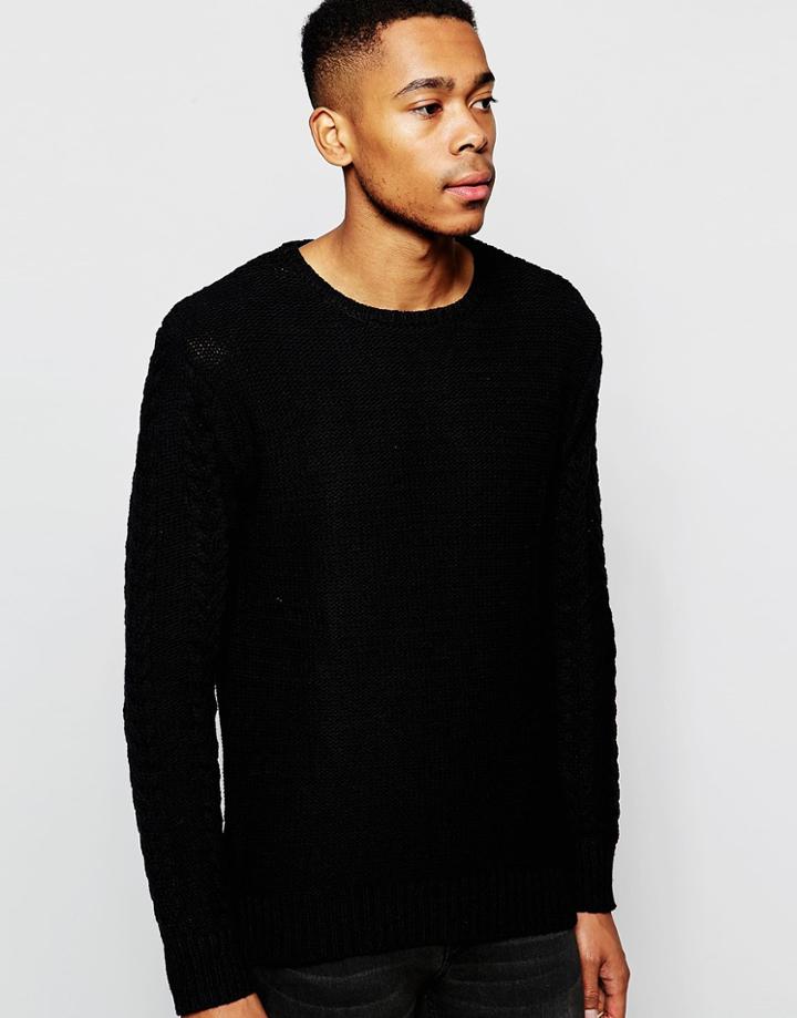 Nana Judy Sweater In Oversized Fit - Black