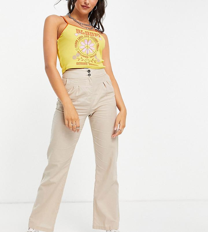 Reclaimed Vintage Inspired Pant In Stone - Part Of A Set-neutral