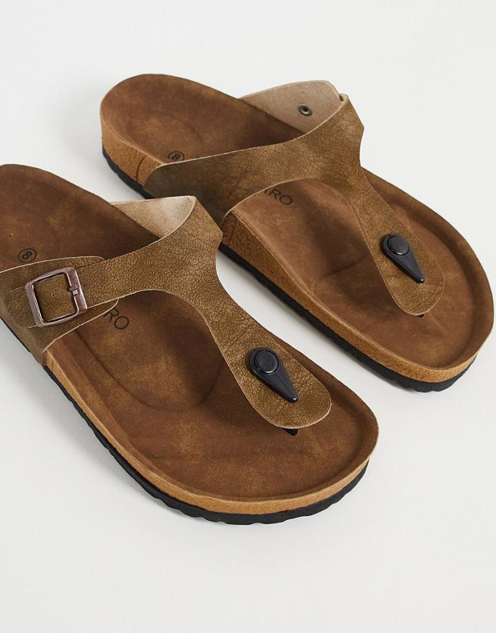 Bolongaro Trevor Flip Flops In Brown